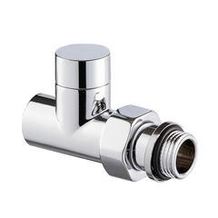 Изображение товара Клапан запорный SR Rubinetterie Tondera Light 1/2 ВР(г) х 1/2 НР(ш) для радиатора (0779-1500C000)