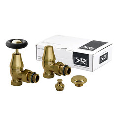 Изображение товара Комплект терморегулирующий угловой SR Rubinetterie Old Style 1/2 для радиатора (K390-1500Z000)