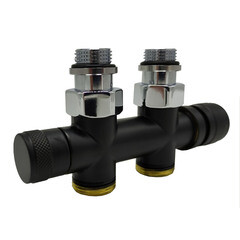 Изображение товара Узел нижнего подключения SR Rubinetterie Tondera 1/2 НР(ш) х 3/4 НР(ш) ЕК для радиатора (0682-1500VCES)