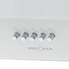 Кухонная вытяжка наклонная Krona Verein II 600 White PB 60 см белая - фото 5