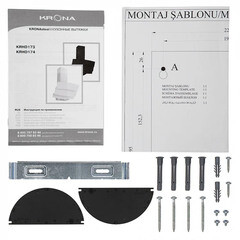 Кухонная вытяжка наклонная Krona Melodie 60 см черная - фото 2