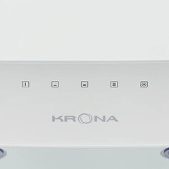 Кухонная вытяжка наклонная Krona Melodie 60 см белая - фото 2