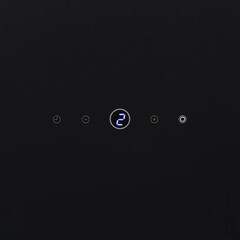 Кухонная вытяжка наклонная Krona Aura 60 см черная - фото 4