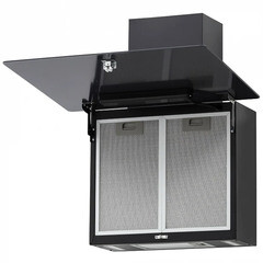 Кухонная вытяжка наклонная Krona Aura 60 см черная - фото 2