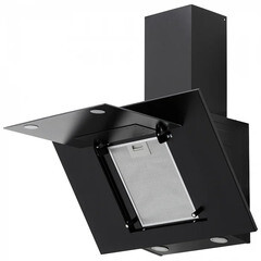 Кухонная вытяжка наклонная Krona Vierkant 60 см черная - фото 4