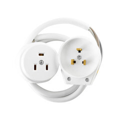 Комплект для подключения электроплит Svet РВШ открытая установка с заземлением 2Р+РЕ 32 А 250 В IP20 белый (SV0301-0014) - фото 2