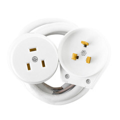 Комплект для подключения электроплит Svet РВШ открытая установка с заземлением 2Р+РЕ 32 А 250 В IP20 белый (SV0301-0012) - фото 4