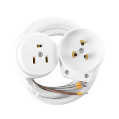 Комплект для подключения электроплит Svet РВШ открытая установка с заземлением 2Р+РЕ 32 А 250 В IP20 белый (0303-10050) - фото 5