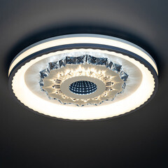 Люстра светодиодная потолочная Ritter Crystal 3D 120 Вт 2700-6400К 40 кв.м (52368 0) - фото 3