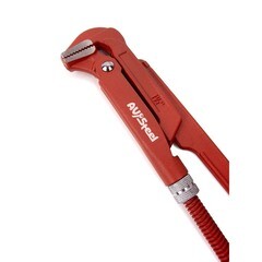 Ключ трубный прямой AV Steel 1 1/2" 90 градусов рычажный - фото 4