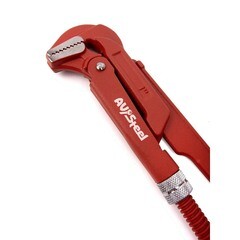 Ключ трубный прямой AV Steel 1" 90 градусов рычажный - фото 3