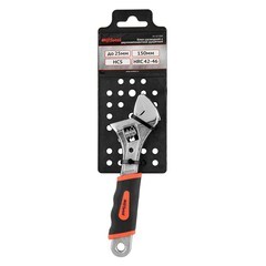 Ключ разводной AV Steel 150 мм с двухкомпонентной рукояткой - фото 3