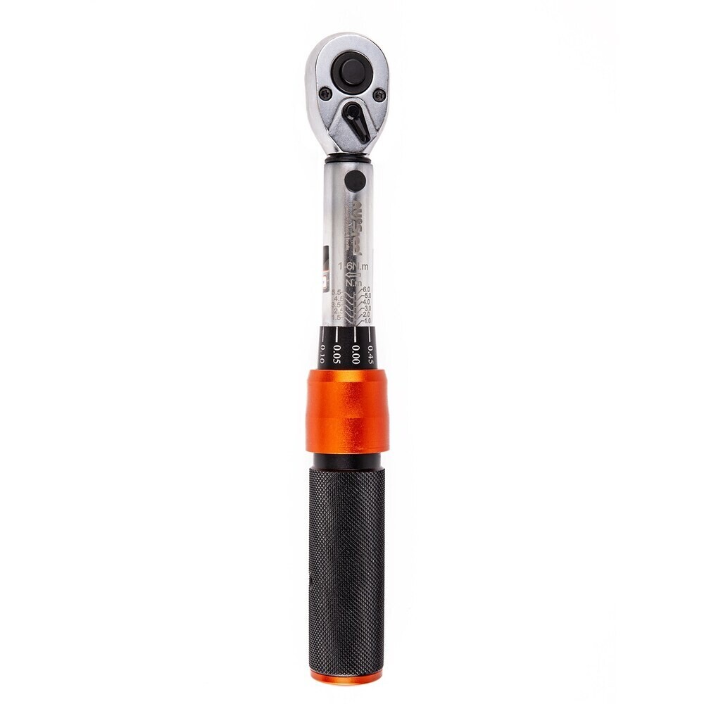 Изображение товара Динамометрический ключ AV Steel 1/4" 1-6 Нм с реверсом и рукояткой