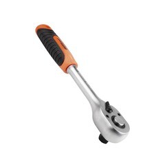 Ключ-трещотка AV Steel 1/2х255 мм 72 зубца с двухкомпонентной рукояткой - фото 4