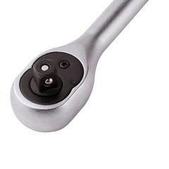 Ключ-трещотка AV Steel 3/8х200 мм 72 зубца с двухкомпонентной рукояткой - фото 2