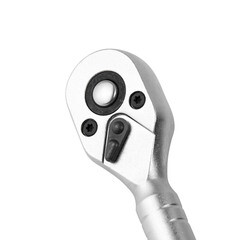 Ключ-трещотка AV Steel 1/4х95 мм 72 зубца укороченный - фото 4