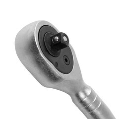 Ключ-трещотка AV Steel 1/4х95 мм 72 зубца укороченный - фото 3