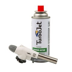 Изображение товара Горелка с газовым баллоном Turbojet TJ723-B с пьезоподжигом и регулятором