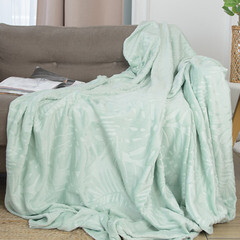 Плед 200х220 см Belezza Savane микрофибра зеленый - фото 2