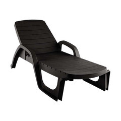 Шезлонг складной пластиковый Элластик-Пласт Прованс 1900х700х320 мм (ЭП 136103тз) - фото 3