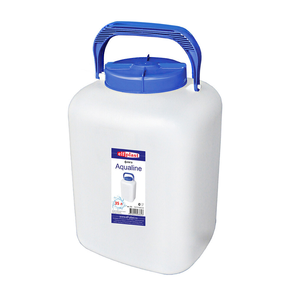 Изображение товара Фляга ЭльфПласт 35 литров пластиковая белая с крышкой