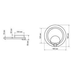 Бра Ritter Rolo светодиодное 15 Вт 230 В белое 2700-6400К IP20 (52352 9) - фото 6