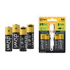 Аккумулятор Duwi AA пальчиковый HR6 1,5 В Li-Ion (4 шт.) (62011 2) - фото 1