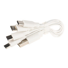 Кабель USB-A/4хType-C Duwi 0,125 м (62018 1) - фото 2