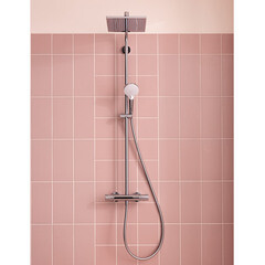 Душевая система Hansgrohe с верхним душем с лейкой с термостатом хром (HGSETP01) - фото 4