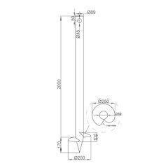 Свая винтовая d89х2000 мм - фото 3