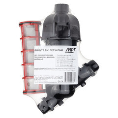 Фильтр сетчатый 3/4 для грубой очистки воды MasterProf (ДС.071939) - фото 3