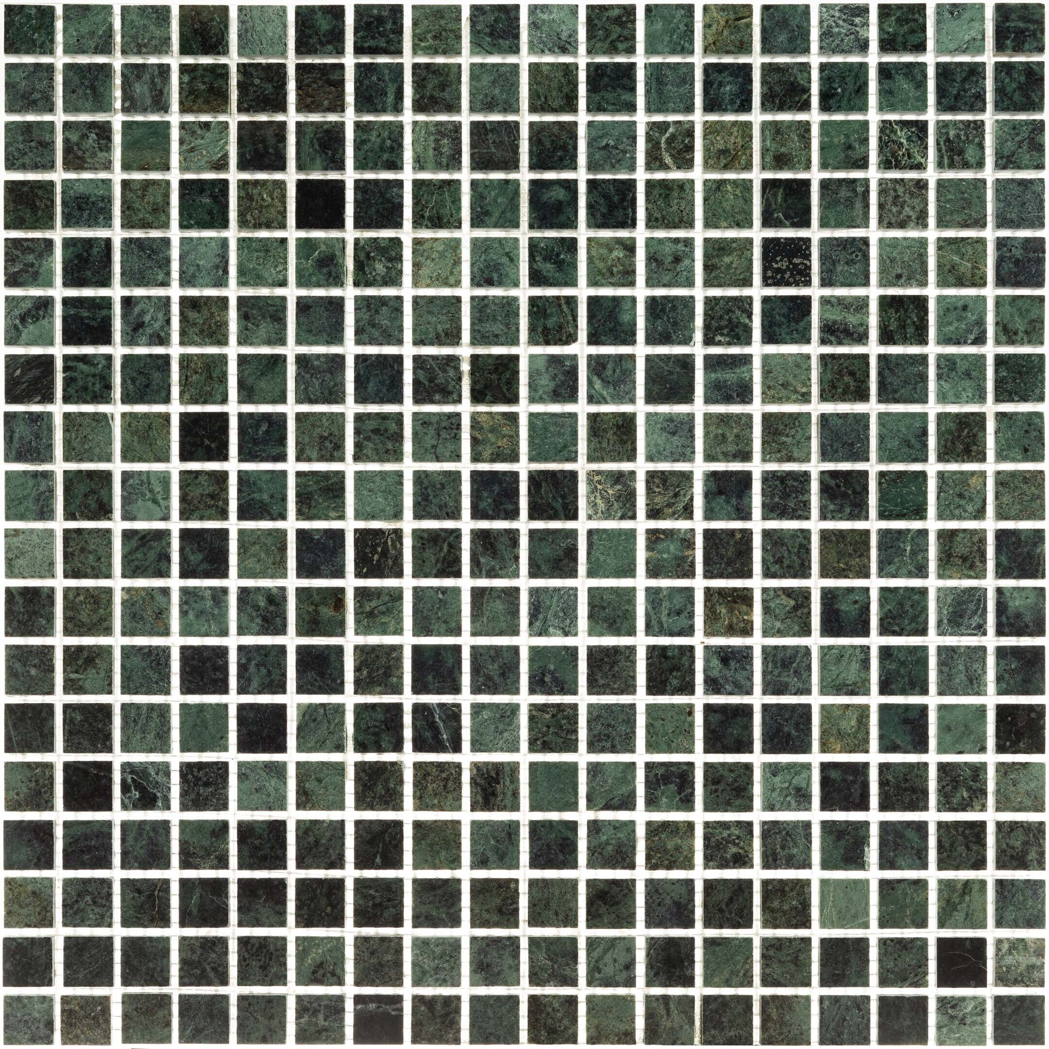 Изображение товара Мозаика Mir Mosaic Natural Adriatica зеленая из натурального камня 305х305 мм глянцевая
