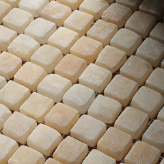 Мозаика Mir Mosaic Natural Adriatica бежевая из натурального камня 305х305х7 мм глянцевая - фото 2