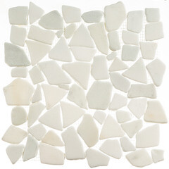 Мозаика Mir Mosaic Natural Paladium белая из натурального камня 305х305х7 мм матовая - фото 7