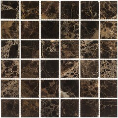 Мозаика Mir Mosaic Natural Adriatica коричневая 01 из натурального камня 305х305х7 мм глянцевая - фото 4