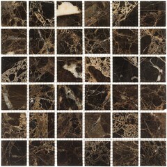 Мозаика Mir Mosaic Natural Adriatica коричневая 01 из натурального камня 305х305х7 мм глянцевая - фото 3