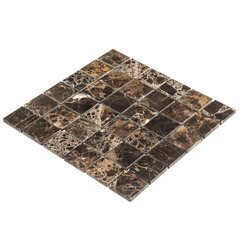 Мозаика Mir Mosaic Natural Adriatica коричневая 01 из натурального камня 305х305х7 мм глянцевая - фото 2