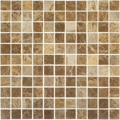 Изображение товара Мозаика Mir Mosaic Natural i-Tilе светло-коричневая из натурального камня 298х298х4 мм глянцевая