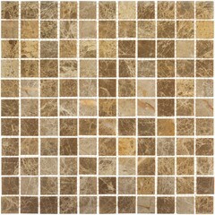 Мозаика Mir Mosaic Natural i-Tilе светло-коричневая из натурального камня 298х298х4 мм глянцевая - фото 4