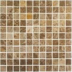 Мозаика Mir Mosaic Natural i-Tilе светло-коричневая из натурального камня 298х298х4 мм глянцевая - фото 8
