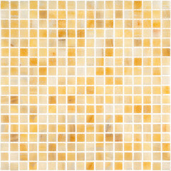 Мозаика Mir Mosaic Natural Adriatica желтая из натурального камня 305х305х7 мм глянцевая - фото 2