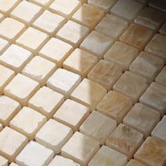 Мозаика Mir Mosaic Natural Adriatica желтая из натурального камня 305х305х7 мм глянцевая - фото 3