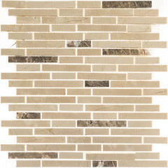 Мозаика Mir Mosaic Natural S-line бежевая из натурального камня 305х305х10 мм глянцевая - фото 1