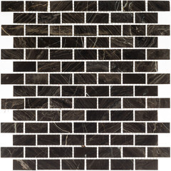 Мозаика Mir Mosaic Natural London коричневая из натурального камня 305х305х7 мм глянцевая - фото 1