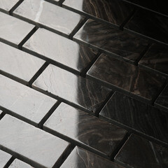 Мозаика Mir Mosaic Natural London коричневая из натурального камня 305х305х7 мм глянцевая - фото 4