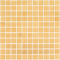 Мозаика Mir Mosaic Natural Color palette бежевая стеклянная 300х300х4 мм глянцевая - фото 1