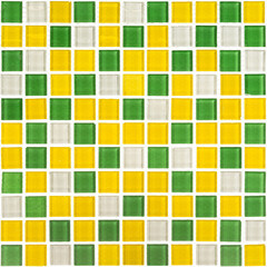 Мозаика Mir Mosaic Natural Color palette зеленая стеклянная 300х300х4 мм глянцевая - фото 7