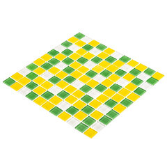 Мозаика Mir Mosaic Natural Color palette зеленая стеклянная 300х300х4 мм глянцевая - фото 6