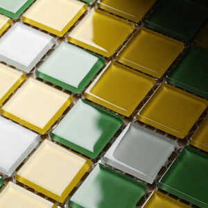 Мозаика Mir Mosaic Natural Color palette зеленая стеклянная 300х300х4 мм глянцевая — купить в Москве: цена за штуку, характеристики, отзывы, фото в интернет-магазине Петрович