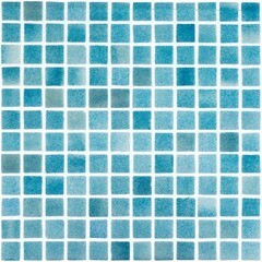 Мозаика Mir Mosaic Natural Steppa голубая стеклянная 315х315х5 мм глянцевая - фото 3